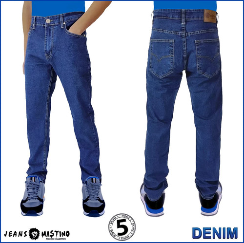 Jeans uomo mastino - denim, 5