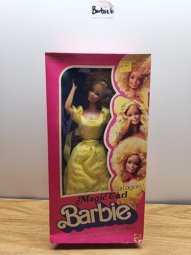 Barbie bambola magic curl - barbie,