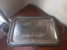 VASSOIO DA PORTATA ANNI 70 SILVER PLATE