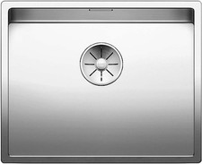 Lavello BLANCO Claron 500-U 60cm acciaio inox sottopiano cucina 1 vasca satinato
