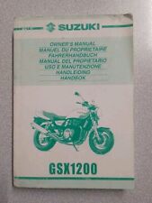 MANUALE OFFICINA SUZUKI GSX1200 GSX 1200 2000 USO MANUTENZIONE ITALIANO 99011