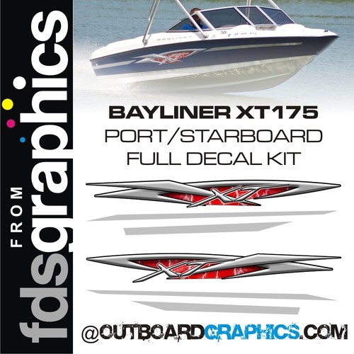 Bayliner xt175 full decal kit - decal,