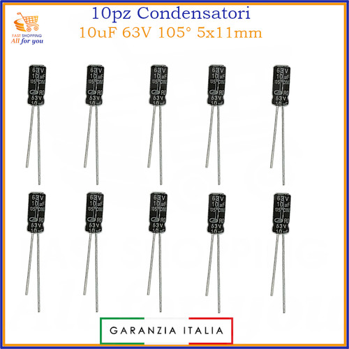 Condensatore 63v - 10,