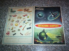ALBUM INVENZIONI E SCOPERTE FERRERO 1956 VUOTO OTTIMO NO PANINI LAMPO BEA EDIS 