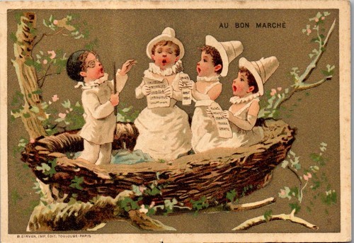 Chromos bon marche - marche, voir