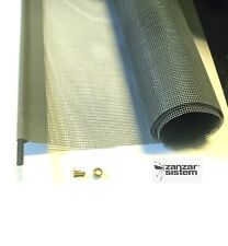 Telo zanzariera rete ricambio universale con tasca e rivetti finestre riducibile