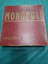 MONOPOLI - Edizione Fine ANNI 40. istruzioni via Cerva primo tipo. Completo