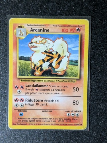 Pokémon arcanine set base - arcanine,