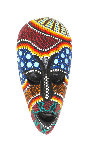 Maschera tiki tribale arte - 8",