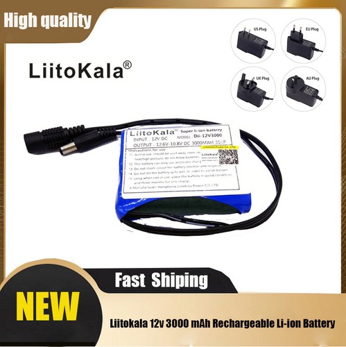 Liitokala 12v 3000 - mah,