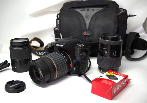 Sony a450 fotocamera - a450, reflex