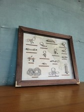 Quadro Vintage Nodi Marinari - Italia - XX Secolo 