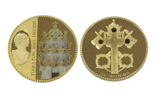 ? TIARA PAPALIS MEDAGLIA LEO XIII RARA GEMME RAME DORATO