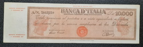 10000 lire titolo - 10000,
