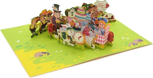 Alice biglietto pop - biglietto, pop-up