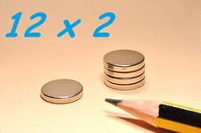 7 MAGNETI NEODIMIO 12X2 MM