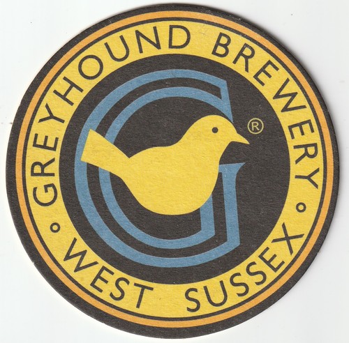 Beer mat greyhound brewery - beer,