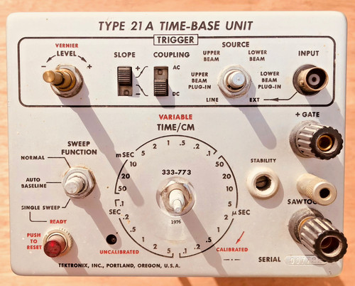 Tiroir type 21a time base - tiroir,
