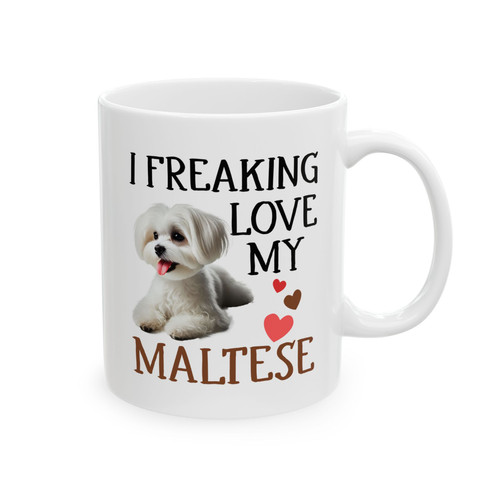 Tazza caffè cane maltese
