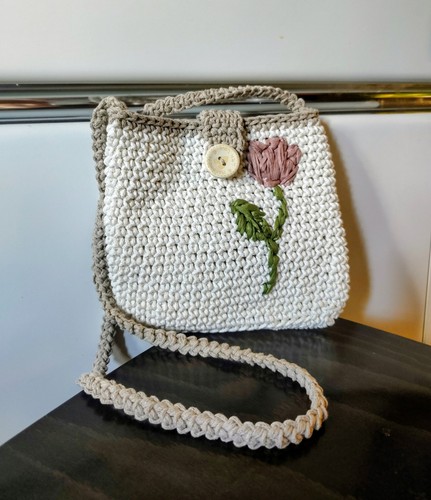 Borsa uncinetto fatta mano - borsa,