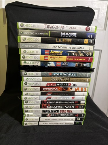 Lot microsoft xbox 360 - of, 19