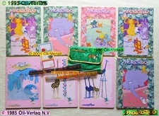 ? MORDILLO VINTAGE 1985-2003 Quaderni Ricambi Astuccio Righelli Etichette ?