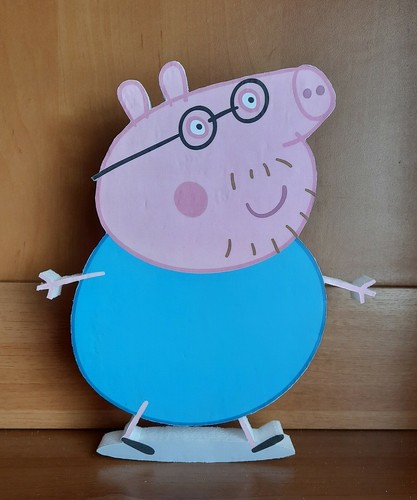 Sagoma papa pig peppa - sagoma,