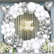 Kit arco palloncini - arco, argento