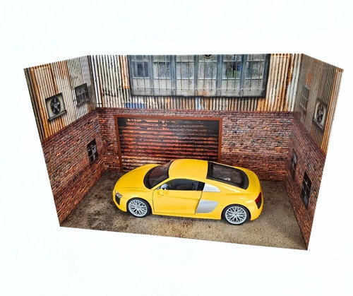 Kit diorama garage industriale - diorama,