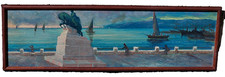 QUADRO PAESAGGIO MARINA OLIO