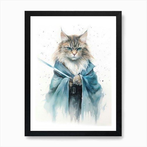 Main coon cat jedi - coon, a