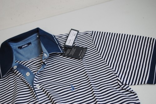 Vela blu polo cotone - cotone, filo