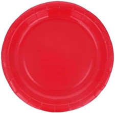 PIATTI 18 CM ROSSI BIO 25 PZ