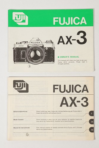 Fujica manuale di - manuale,