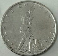 TURCHIA GROSSA MONETA 2,5 LIRE