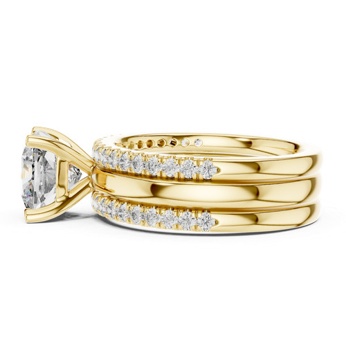 Anello solitario 3ct taglio - anello,