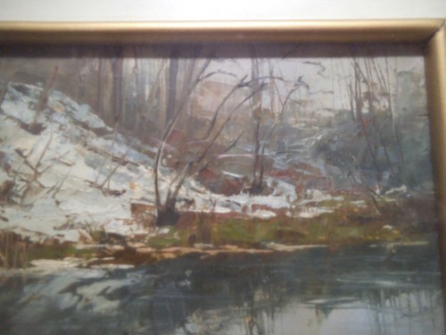 Quadro olio ambrogio - ad,