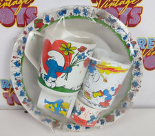 PUFFI SMURF SET PIATTO