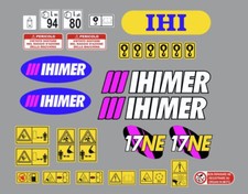 ihimer IHI 17 NE decalcomanie adesivi kit completo