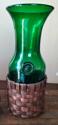 Grande vaso vetro verde - in,