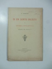 Di un sunto inedito di storia
