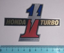 ADESIVO STICKER AUTOCOLLANT MOTO TUNING HONDA TURBO 1 VINTAGE ANNI'80 
