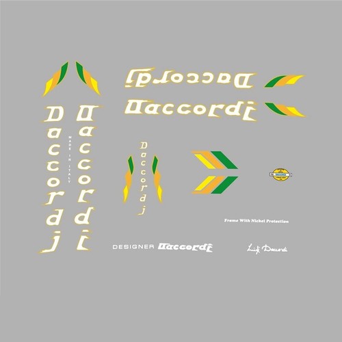 Daccordi bicycle decals - daccordi,