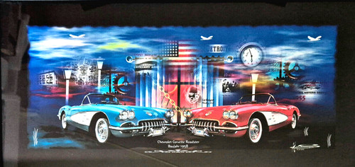 1958 chevrolet corvette del - chevrolet,