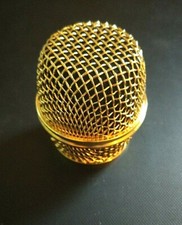 Grille dore pour micro - micro, shure