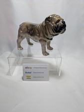 Large Ceramic Bulldog Figurine