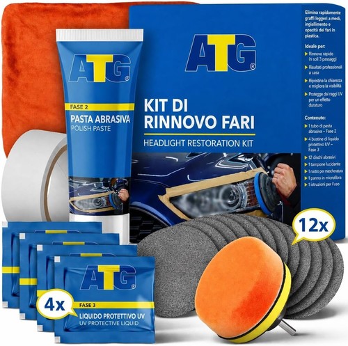 Atg kit lucidatura fari auto - kit,