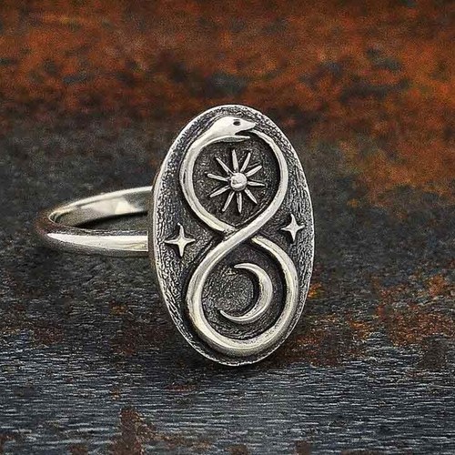 Anello serpente infinito - anello,