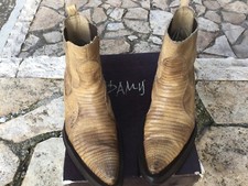 Stivaletti Uomo In Pelle Teus marca Damy. Made in Italy. Fatto a mano.