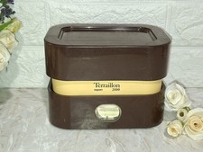 ANNI 70 BILANCIA CUCINA TERRAILLON 2000 MARRONE DECORATIVA